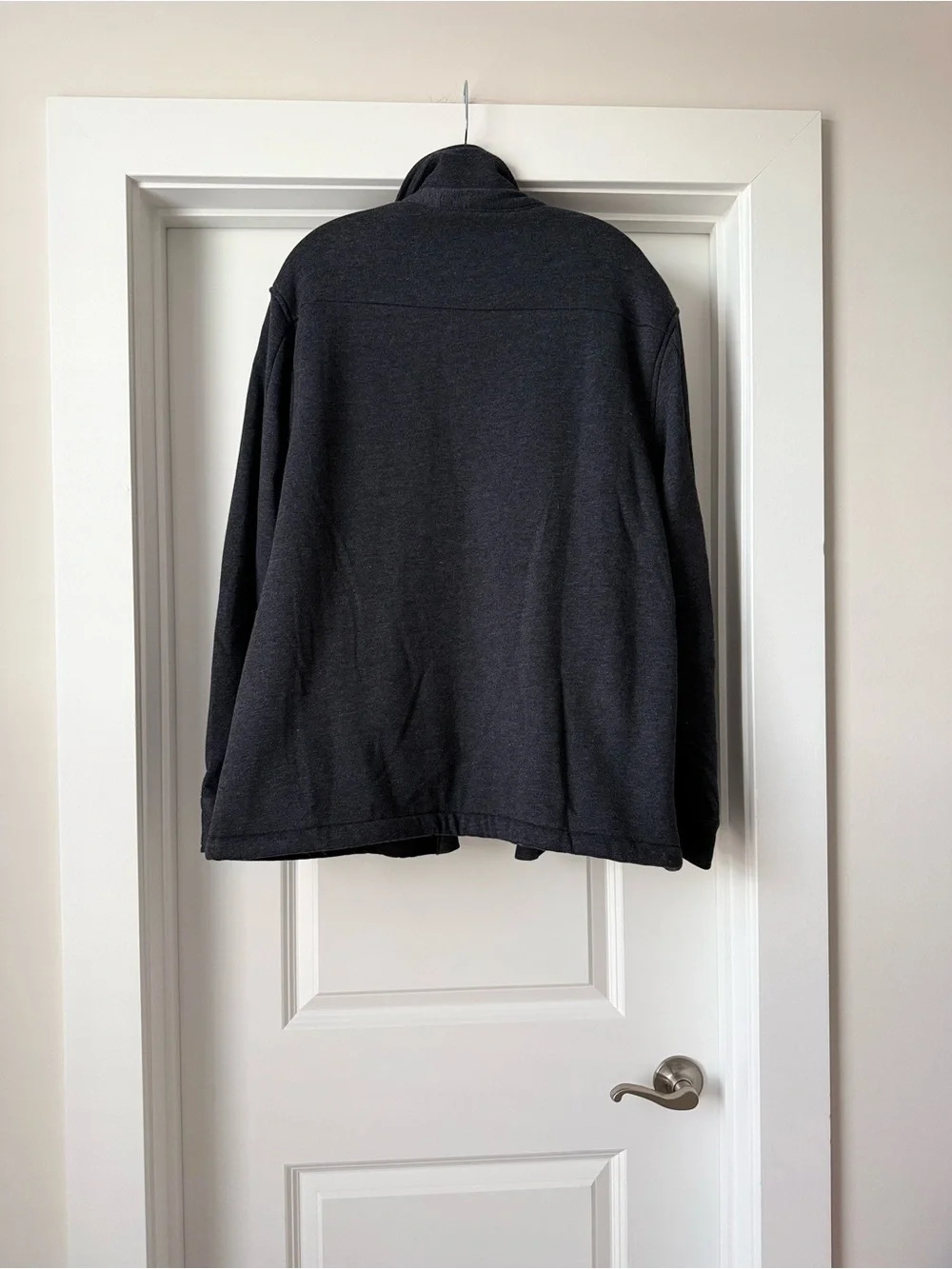 Men's Charcoal Sherpa-Lined Coat Fleece Jacket Brand New w Tags